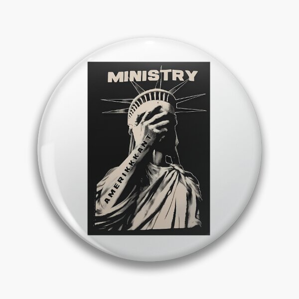 Item preview, Monotone Statue Of Liberty Covering Face With Bold Typography designed and sold by zenbubble.