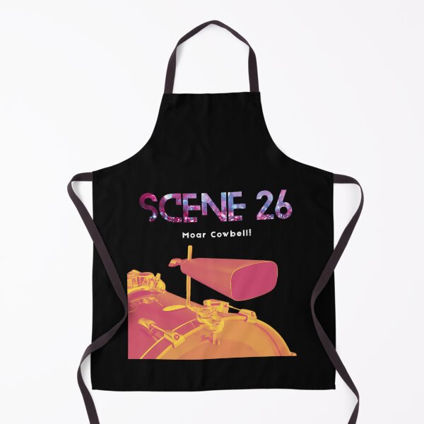 Item preview, Percussion Cowbell Mounted On Drum Kit With Sparkle Text designed and sold by zenbubble.