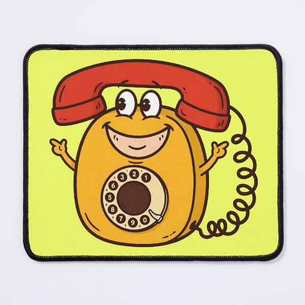 Item preview, Happy Retro Rotary Phone Character designed and sold by PreeCha Art & Co..