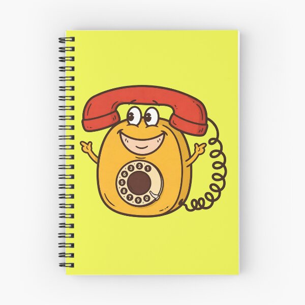 Item preview, Happy Retro Rotary Phone Character designed and sold by PreeCha Art & Co..