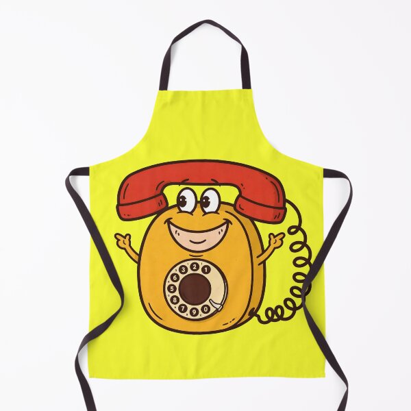 Item preview, Happy Retro Rotary Phone Character designed and sold by PreeCha Art & Co..