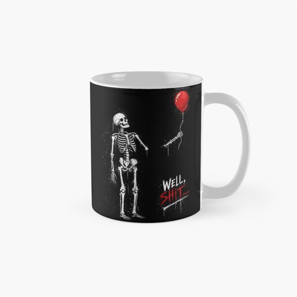 Item preview, Well Skeleton Holding Balloon Halloween Humor designed and sold by nryum.