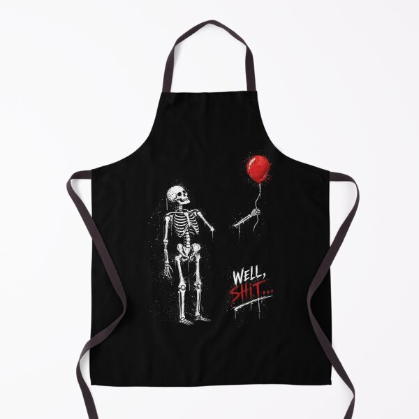 Item preview, Well Skeleton Holding Balloon Halloween Humor designed and sold by nryum.