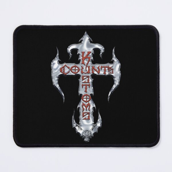 Item preview, Chrome Gothic Cross with K COUNTS KETOME designed and sold by AlviaAlcedoArt.