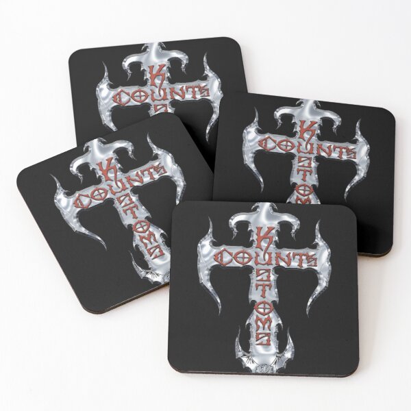 Item preview, Chrome Gothic Cross with K COUNTS KETOME designed and sold by AlviaAlcedoArt.