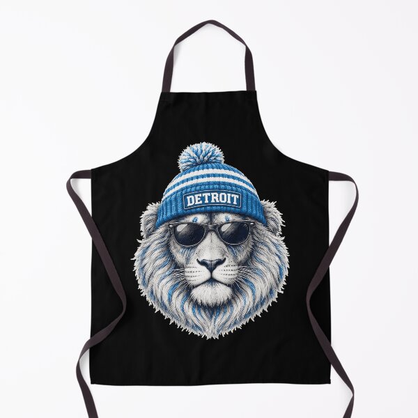 Item preview, Detroit Lion in Beanie and Sunglasses Sports Graphic designed and sold by NathanBea91007.