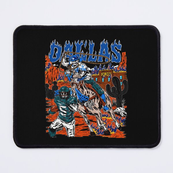 Item preview, Dallas Cowboy and Football Desert Flame Graphic designed and sold by SonyaHarr80213.