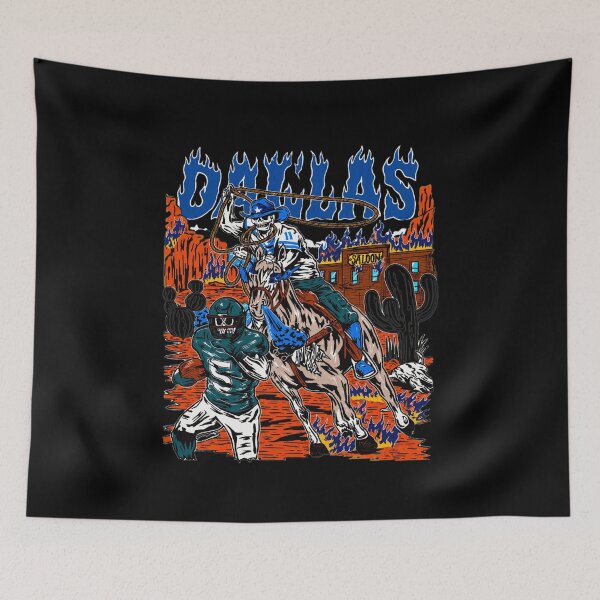 Item preview, Dallas Cowboy and Football Desert Flame Graphic designed and sold by SonyaHarr80213.