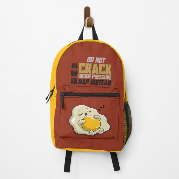 Item preview, Do not Crack Under Pressure - Funny Kawaii Chibi food - egg sunnyside designed and sold by ZenReiArt.