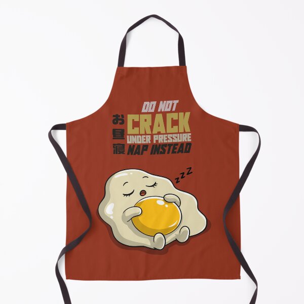 Item preview, Do not Crack Under Pressure - Funny Kawaii Chibi food - egg sunnyside designed and sold by ZenReiArt.
