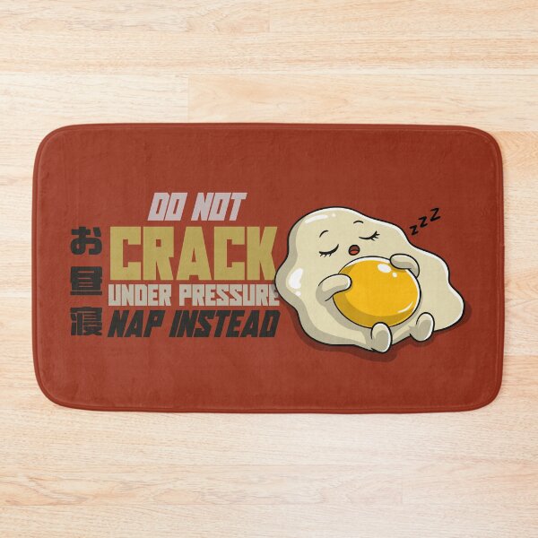 Item preview, Do not Crack Under Pressure - Funny Kawaii Chibi food - egg sunnyside designed and sold by ZenReiArt.