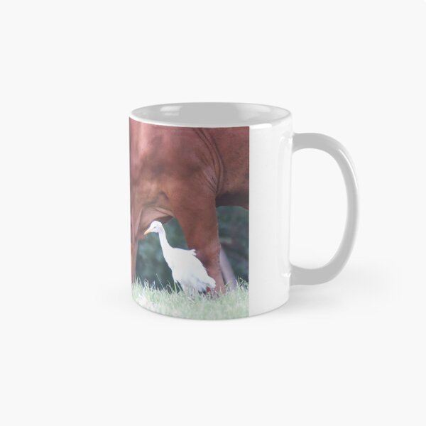 Item preview, Cattle Egret looking for insects to eat designed and sold by BirdsAlive.