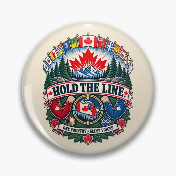 Item preview, Hold the Line Canadian Unity designed and sold by RootedBrussel.