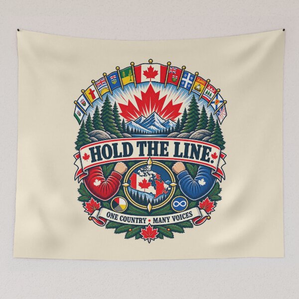 Item preview, Hold the Line Canadian Unity designed and sold by RootedBrussel.