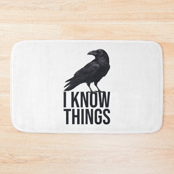 Item preview, I Know Things – Mysterious Crow Funny Design designed and sold by xndrlab.