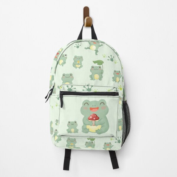 Item preview, Whimsical Frog Pattern – Cute Pastel Frogs and Lily Pad Friends designed and sold by HumTumMe.