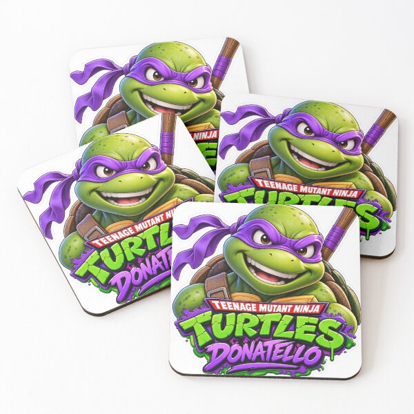 Item preview, Donatello Big Face 3D Classic Ninja Turtle Graphic designed and sold by MR4me.