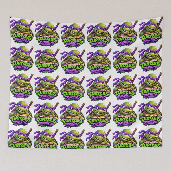 Item preview, Donatello Big Face 3D Classic Ninja Turtle Graphic designed and sold by MR4me.