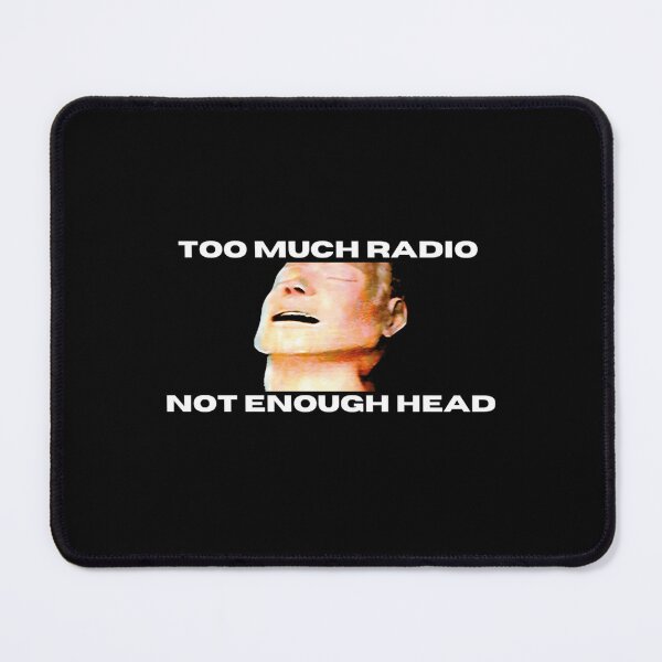 Item preview, Too Much Radio Not Enough Head Abstract Mannequin Face Parody designed and sold by pixelvect.
