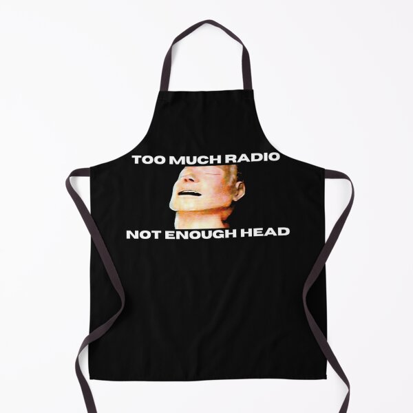 Item preview, Too Much Radio Not Enough Head Abstract Mannequin Face Parody designed and sold by pixelvect.