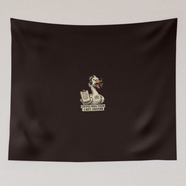 Item preview, Certified People Person I Hate Everyone Angry Goose Manager designed and sold by Elevated420.