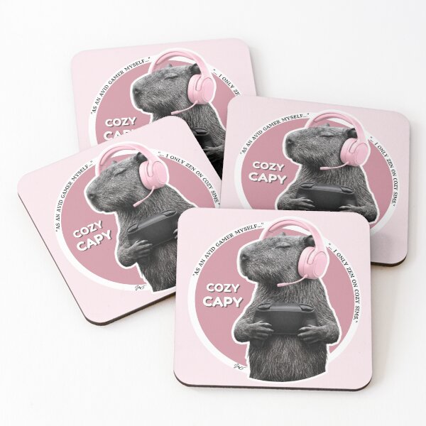 Item preview, Avid Gamer Meme Cozy Capy Funny Capybara Quote designed and sold by MDSykes.