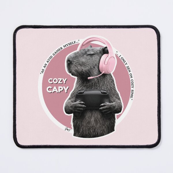 Item preview, Avid Gamer Meme Cozy Capy Funny Capybara Quote designed and sold by MDSykes.