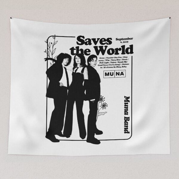 Item preview, Muna Band Save The World Album Pollstar Life's So Fun Tour designed and sold by Ailegraent95.