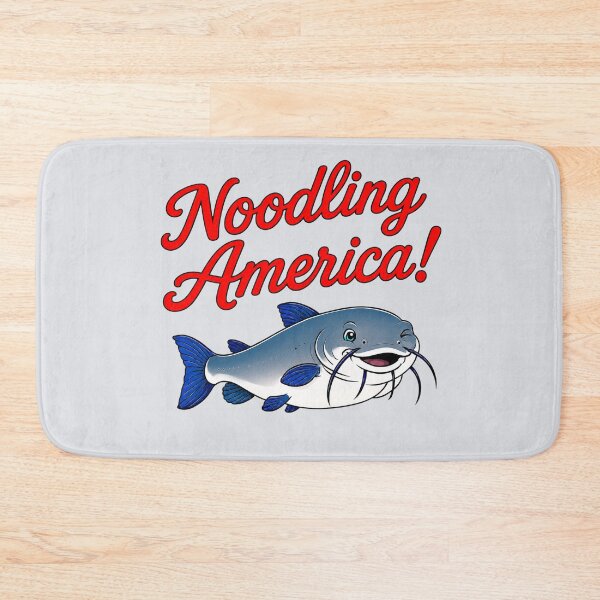 Item preview, Noodling America – Funny Catfish Hand Fishing Design designed and sold by The-Drip-Studio.