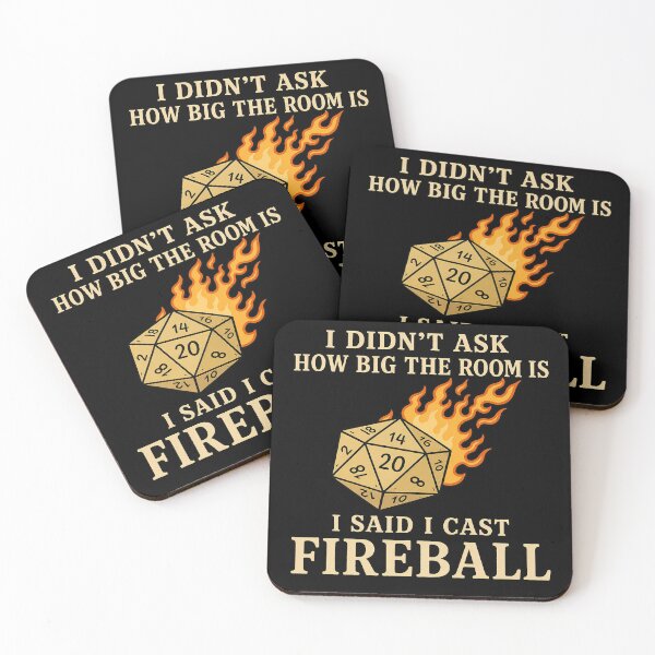Item preview, I Cast Fireball, Wizard Joke designed and sold by Art-Monnard.