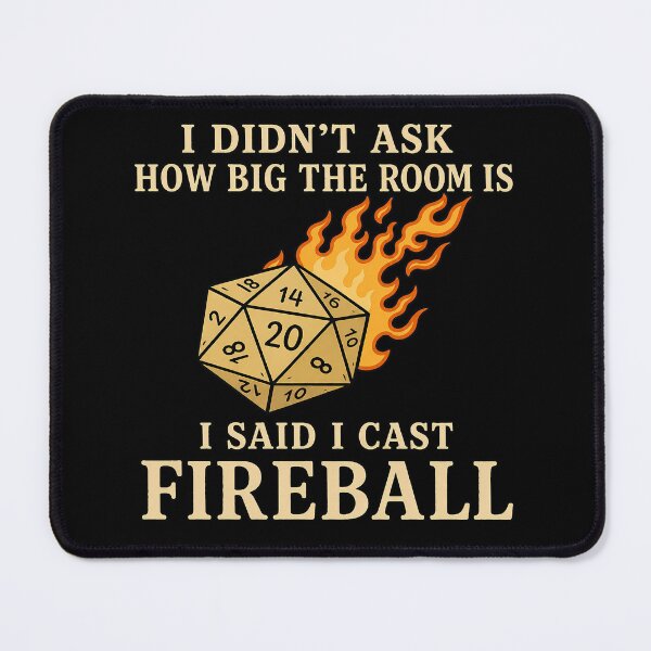 Item preview, I Cast Fireball, Wizard Joke designed and sold by Art-Monnard.