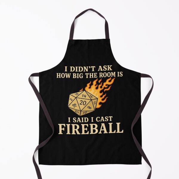 Artikelvorschau, Ich habe einen Feuerball gewirkt, Zaubererwitz entworfen und verkauft von Art-Monnard.