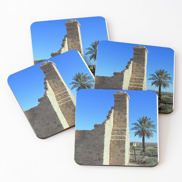 Item preview, Dalhousie station ruins with a Date Palm designed and sold by BirdsAlive.