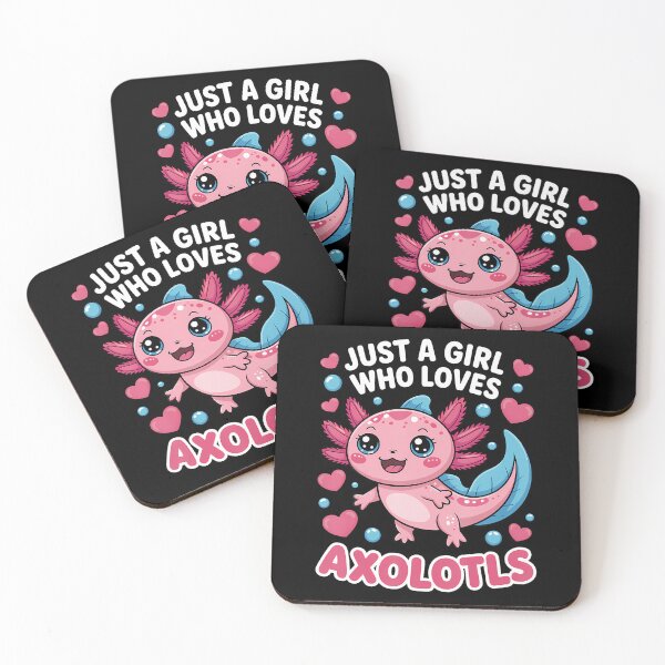 Item preview, Just A Girl Who Loves Axolotls designed and sold by Trippy-Toad.