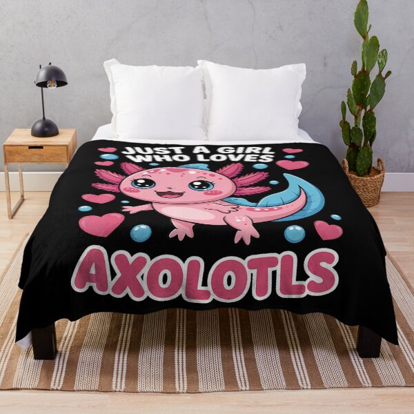 Item preview, Just A Girl Who Loves Axolotls designed and sold by Trippy-Toad.