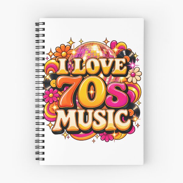 Item preview, I Love 70s Music Vintage Retro Disco Ball designed and sold by IrisByJoVon.
