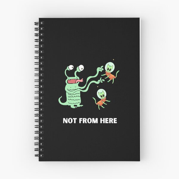 Item preview, Not From Here | Funny Alien Cat | Space Cat Humor designed and sold by ContigoART.