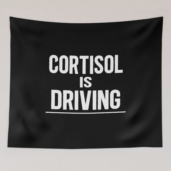 Item preview, Cortisol Is Driving Funny Work Burnout Gift designed and sold by Say It With Ink.