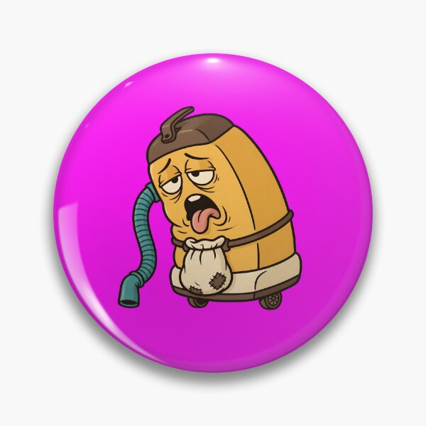 Item preview, Tired Grumpy Vacuum Cleaner Character designed and sold by PreeCha Art & Co..