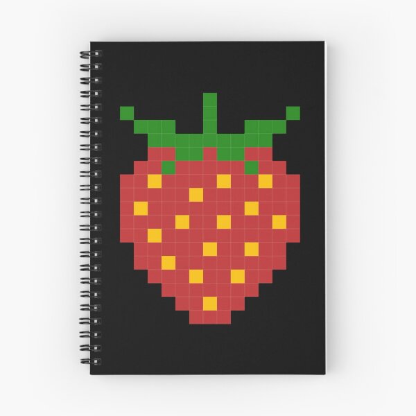 Item preview, Pixel Strawberry Cute Kawaii 8 Bit Red Berry Food Art designed and sold by Pixelfloraa.