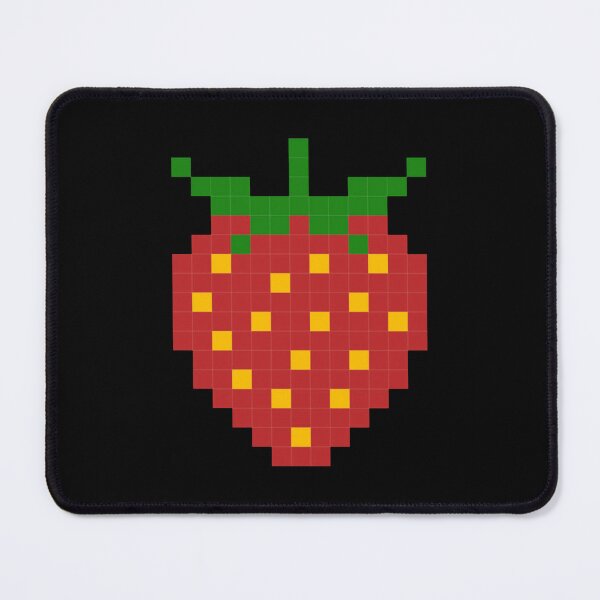 Item preview, Pixel Strawberry Cute Kawaii 8 Bit Red Berry Food Art designed and sold by Pixelfloraa.