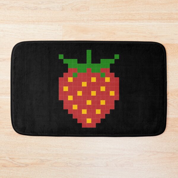 Item preview, Pixel Strawberry Cute Kawaii 8 Bit Red Berry Food Art designed and sold by Pixelfloraa.