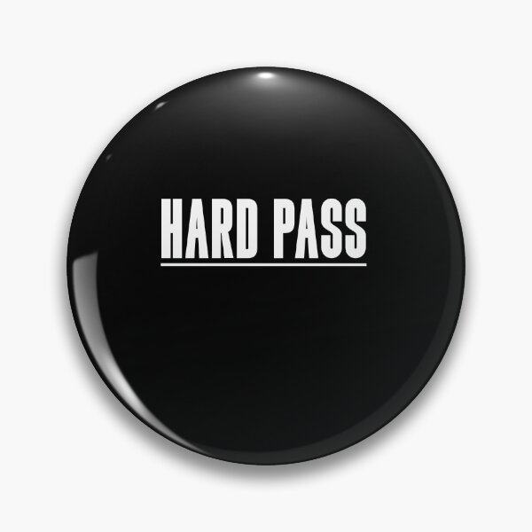 Item preview, Hard Pass Sarcastic Introvert Funny Quote Gift designed and sold by Say It With Ink.