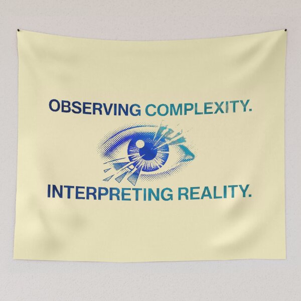 Item preview, Observing Complexity Abstract Eye Sticker designed and sold by EIPTOW.
