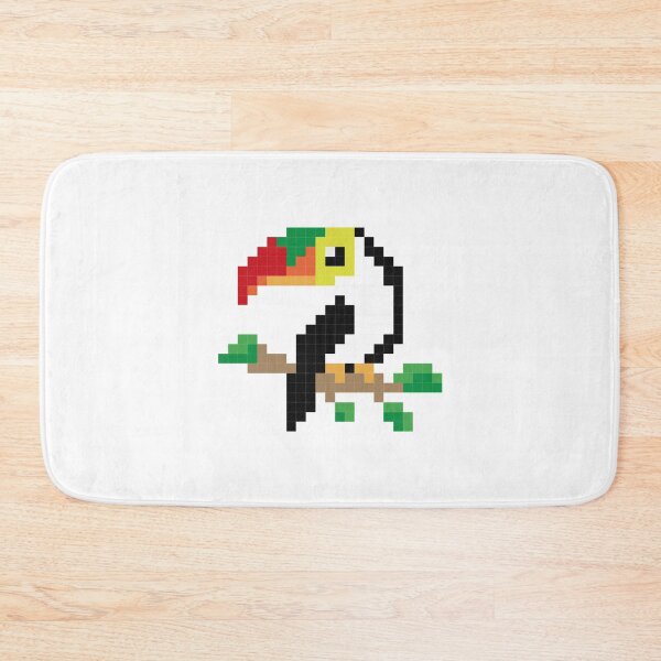 Item preview, Tropical Pixel Toucan Colorful 8 Bit Exotic Bird Graphic designed and sold by Pixelfloraa.