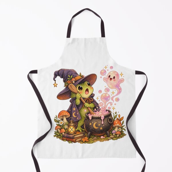 Item preview, Cute Frog Witch Halloween Ghost Kawaii Witchcore T-shirts  designed and sold by chomdesign.