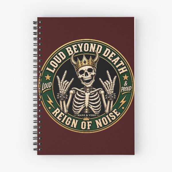 Item preview, Loud Beyond Death Skeleton Rocker designed and sold by Qenlo.