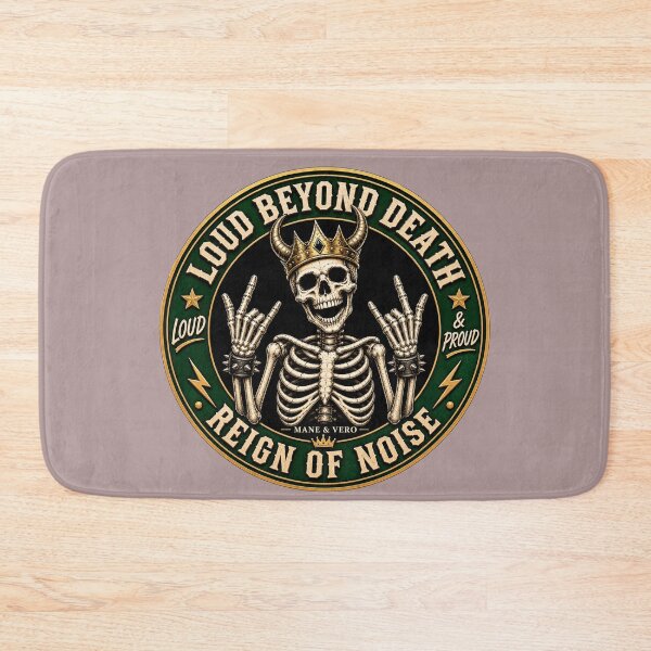 Item preview, Loud Beyond Death Skeleton Rocker designed and sold by Qenlo.