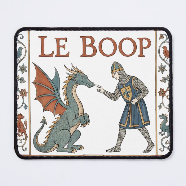Item preview, Le Boop Medieval Knight Dragon Funny designed and sold by Achkalona.