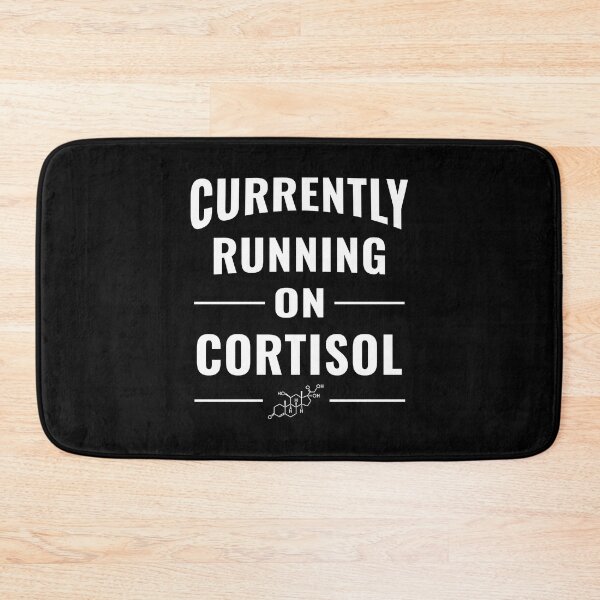 Item preview, Currently Running On Cortisol Work Stress Gift designed and sold by Say It With Ink.